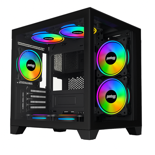 Gabinete Gamer Aquario CG0305 Com Fans RGB