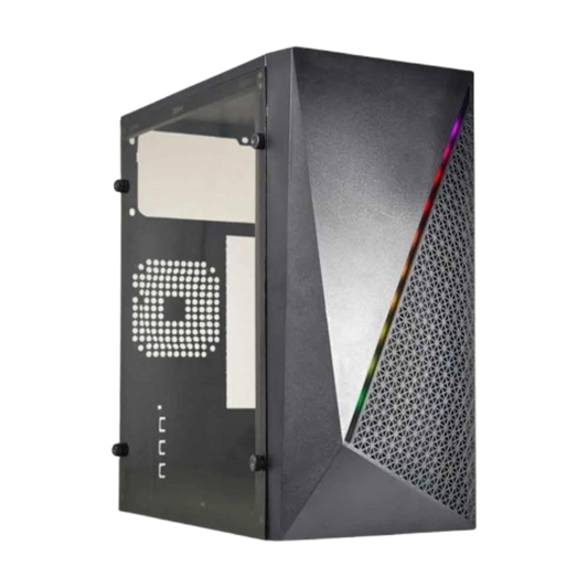 Gabinete Gamer Micro CG15NX com Fita Led RGB Preto - Kmex