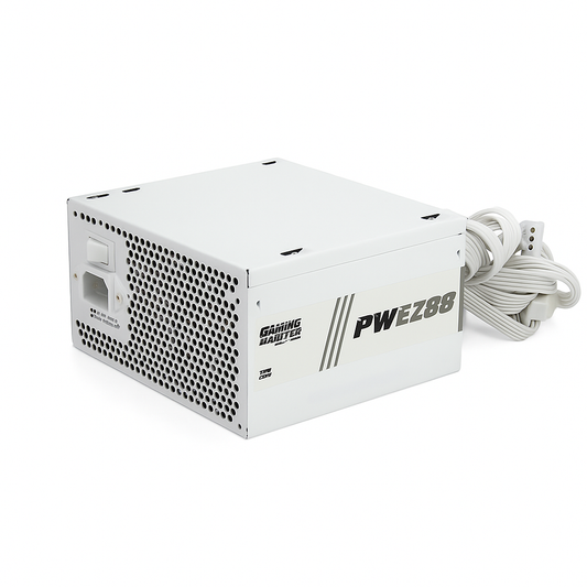 Fonte Pc Gamer Atx 500w Pfc Ativo Branca 80plus Cabo Branco