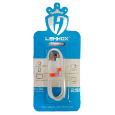 Cabo para Carregar Celular entrada usb x Mini Usb Carregador V8 2.0 Branco/Preto para Smartphone - Lehmox