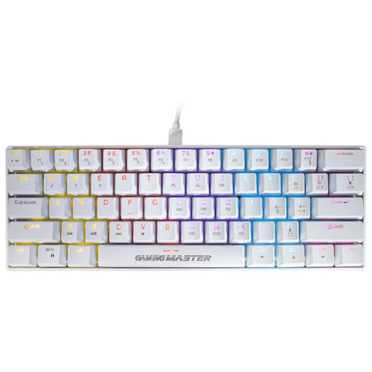 Teclado Gamer Mecanico SpectraFury White KBW8 RBG