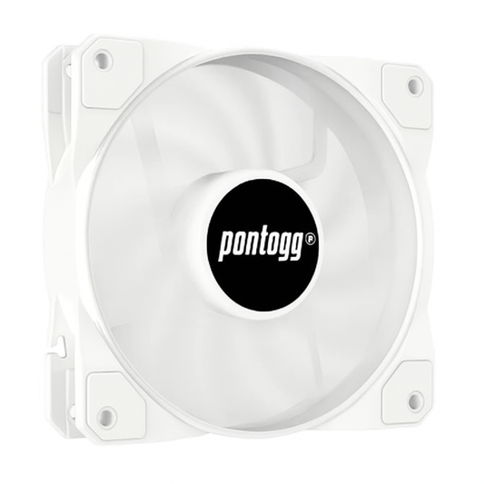 FAN BRANCO S09RBW LED RAINBOW 120MM PONTOGG - BULK MOLEX