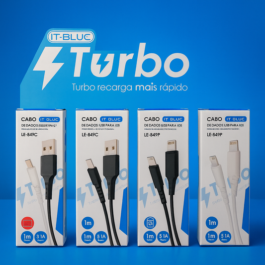 Cabo de Dados USB para IOS - Itblue