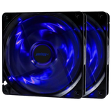 Kit 2 Cooler Fan Basic 4 Leds (Escolha o seu) 120mm 12cm Gabinete Pc Gamer Ventoinha - Pontogg