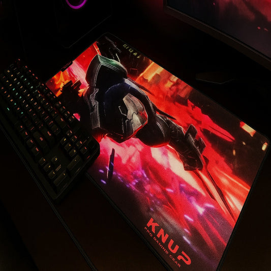Mouse Pad Gamer Project Zed 32×42 cm Superfície de Tecido Ultra Suave com Base Antiderrapante, Controle e Desempenho Pr