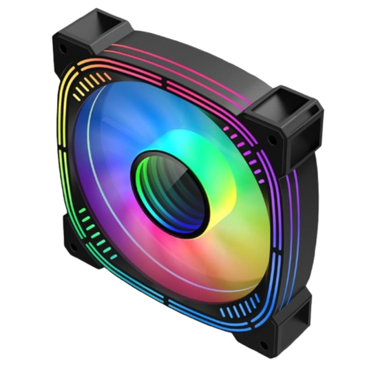 Cooler Fan High Quality Ultra (Master, Controlador) RGB Para Gabinete 120mm x 120mm - Pontogg