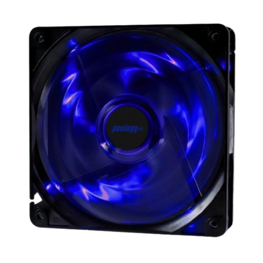 Cooler Fan Basic Azul 4 Leds Para Gabinete 120mm x 120mm