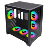 Gabinete Gamer Aquario CG0305 Com Fans RGB