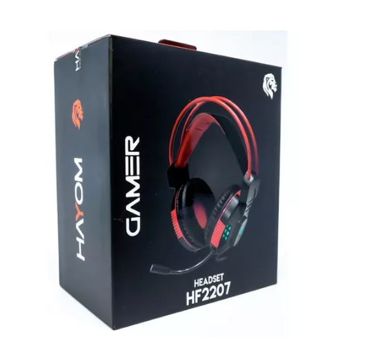 Headset Gamer Com Microfone Fone De Ouvido Led Grave Plug P2