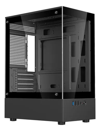 Gabinete Gamer BG-053 Nuker V2 Preto Com Fans Verde