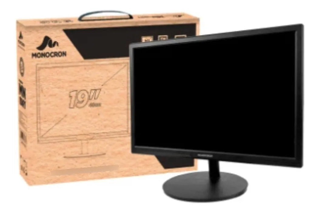 MONITOR OFFICE MN19R1 - 19" POLEGADAS - 60Hz/75Hz - MONOCRON