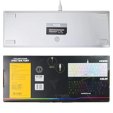 Teclado Gamer Mecanico SpectraFury White KBW8 RBG
