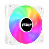 FAN BRANCO S09RBW LED RAINBOW 120MM PONTOGG - BULK MOLEX