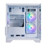 Gabinete Gamer Aquário BG-052 Soul Pro Branco c/ 3 Fans ARGB - Bluecase