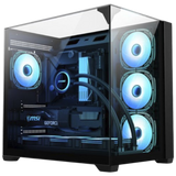Gabinete Aquario 01FD Black Mega Shark Atx p/cooler 360