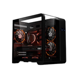 Gabinete Aquario Cyberpunk CG48KI com display digital - Kmex