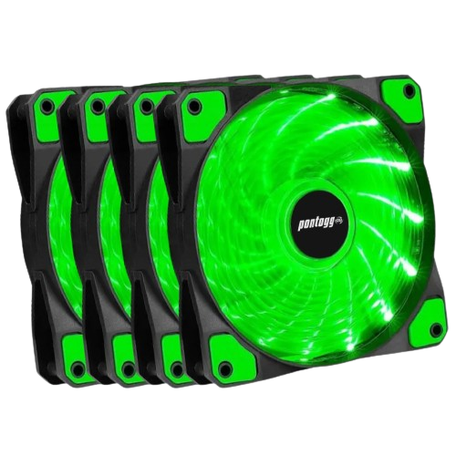 Kit 4 Cooler Fan High Quality Led (Escolha o seu) 120mm Gabinete Pc Gamer Ventoinha