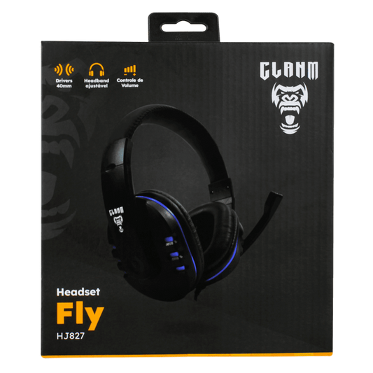 HEADSET FLY BLUE - CLANM