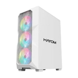 Gabinete Gamer GB1730 Branco Com 3 Cooler Fan Led Rgb - Hayom