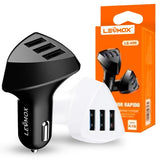 Carregador Veicular com 3 saídas USB - Lehmox