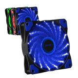 Kit 4 Cooler Fan High Quality Verde 16 Leds Para Gabinete 120mm x 120mm