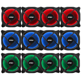 Kit 4 Cooler Fan Reinforced Leds Para Gabinete 120mm x 120mm