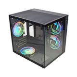 Gabinete Gamer Aquário Caixote Premium com 4 Fans High Quality