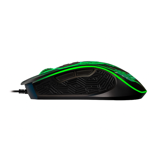 Mouse Gamer RGB 6400 DPI com 6 Botões e 7cores de LED