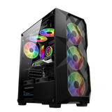 Gabinete Gamer GB1710 Com 3 Cooler Fan Led Rgb - Hayom
