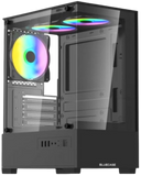 Gabinete Gamer BG-054 Hit Preto ou Cinza com 3 Fans RGB - Bluecase