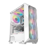 Gabinete Gamer GB1730 Branco Com 3 Cooler Fan Led Rgb - Hayom
