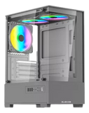 Gabinete Gamer BG-054 Hit Preto ou Cinza com 3 Fans RGB - Bluecase