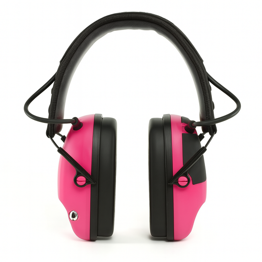 Fone Rosa Abafador Ruído Infantil Protetor Auricular Ajustável e Confortável TEA com Selos CE e ANSI