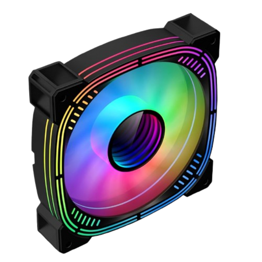 Cooler Fan High Quality Ultra (Master, Controlador) RGB Para Gabinete 120mm x 120mm - Pontogg