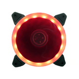 Cooler Fan Reinforced Vermelho Leds Para Gabinete 120mm x 120mm