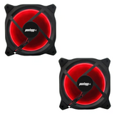 Kit 2 Cooler Fan Reinforced Leds Para Gabinete 120mm x 120mm