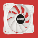 FAN BRANCO S09RBW LED RAINBOW 120MM PONTOGG - BULK MOLEX