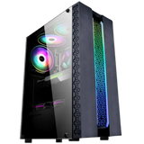 Gabinete Gamer Kratos CG42TP Painel fita Led RGB - Kmex