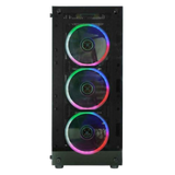Gabinete Gamer 30C5 Painel Vidro c/3fan AAFAF1 colorido