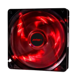 Kit 3 Cooler Fan Basic Vermelho 4 Leds Para Gabinete 120mm x 120mm