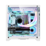 Gabinete Gamer Aquario Branco Micro W305 - Kmex