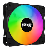 Cooler Fan HQ RGB 16 Leds para Gabinete PC 120mm - Pontogg