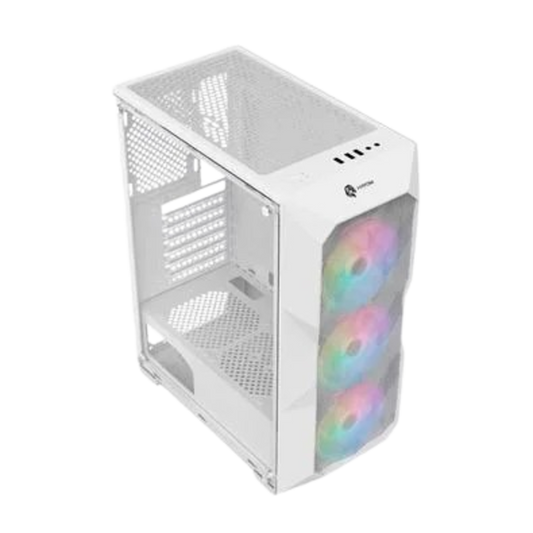 Gabinete Gamer GB1730 Branco Com 3 Cooler Fan Led Rgb - Hayom
