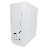 Gabinete Gamer Jaeger Branco ATX W1TJ com fita Led RGB - Kmex