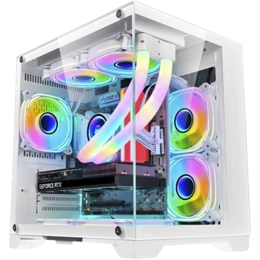 Gabinete Gamer Aquario Branco Micro W305 - Kmex