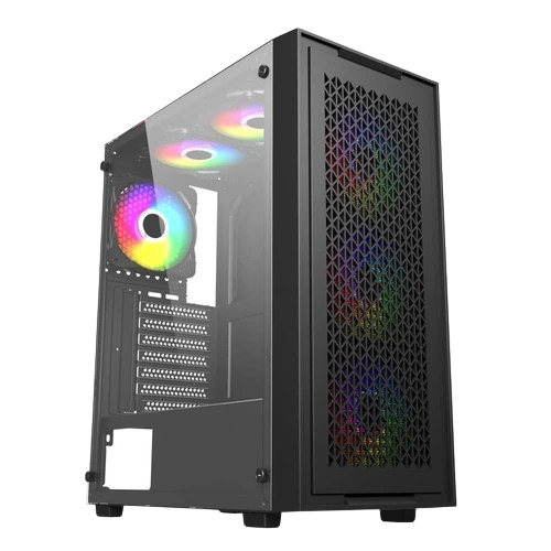 Gabinete Gamer BG-050 X-Frame Preto - Bluecase