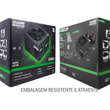 Fonte de Alimentação ATX 500W Real EZ8898F 80 Plus Black PFC Ativo Bivolt Silenciosa para PC Gamer