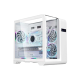 Gabinete Aquario Cyberpunk Branco CGW8KI com Display Digital - Kmex