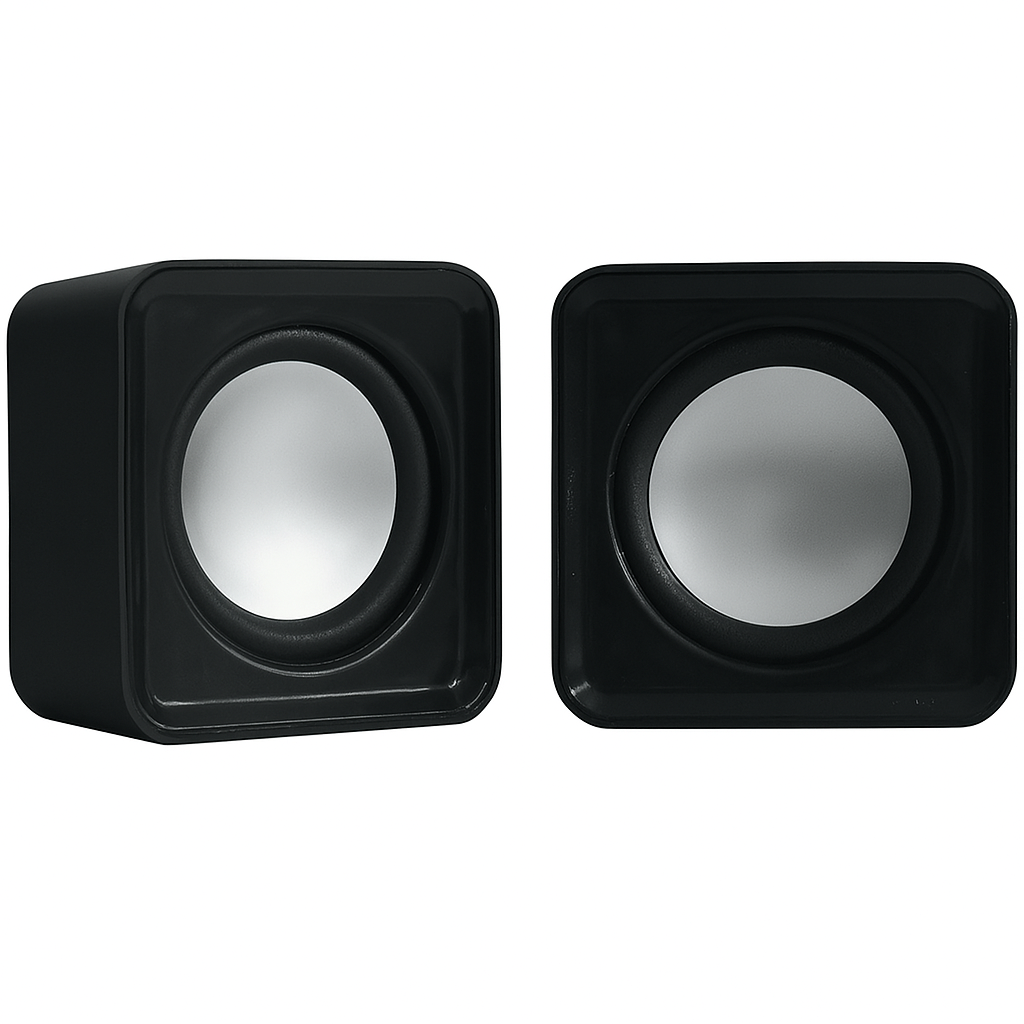 Caixa de Som SP-8900 USB Preto 2W RMS – Compacta e Portátil para PC, Notebook e Smartphone