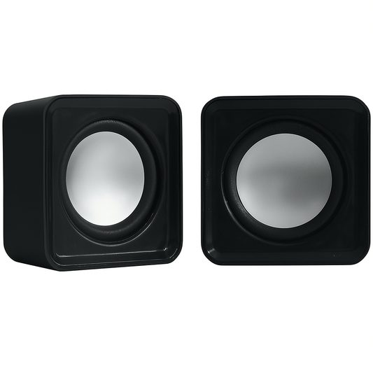 Caixa de Som SP-8900 USB Preto 2W RMS – Compacta e Portátil para PC, Notebook e Smartphone